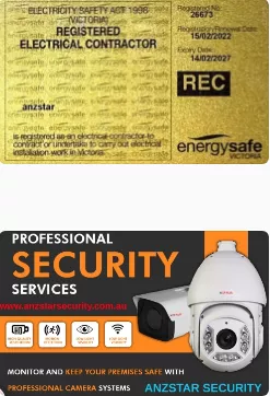 LICENSED ELECTRICAL
LICENSED ALARM & SECURITY